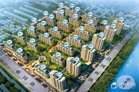 文化路学校对面金岚水景园126平套三90万带车库精装未住